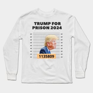 donald trump Mugshot 2024 never surrender Long Sleeve T-Shirt